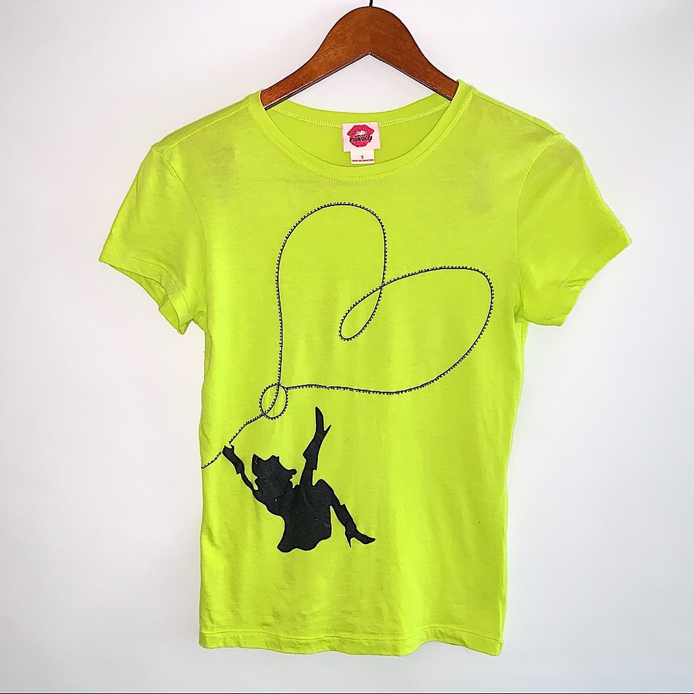 Fiorucci Beaded Cowgirl T-Shirt